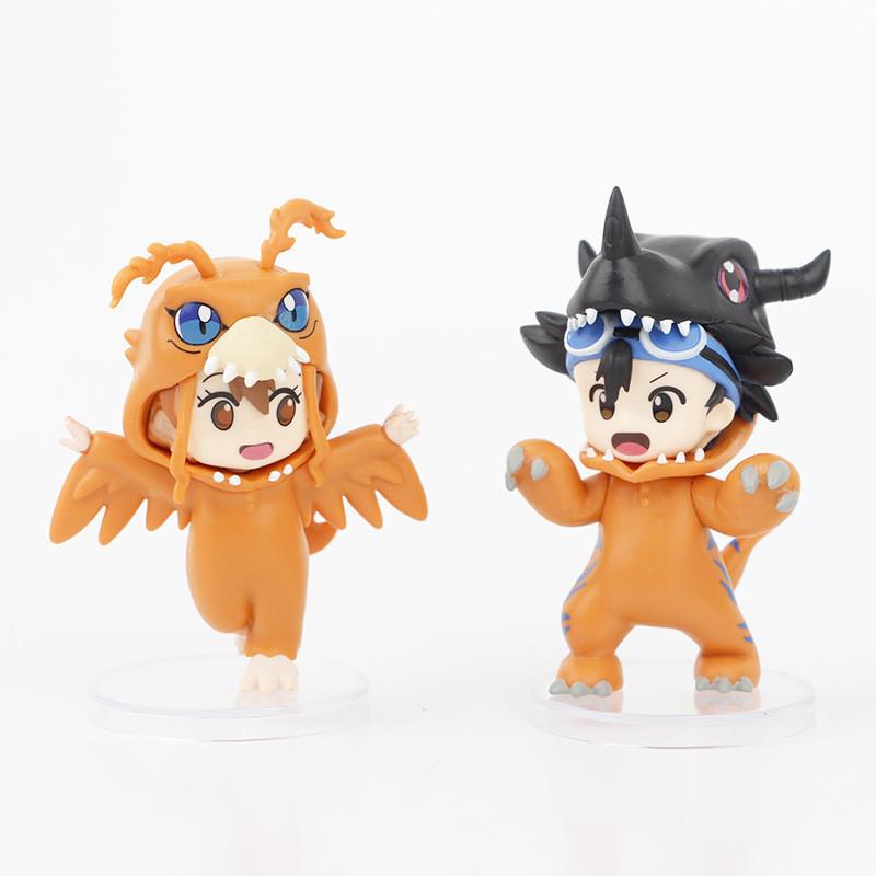 Exquisite Pvc Anime Figurines Digimon Taichi Yamato Sora Koushiro Mimi Collectible Set