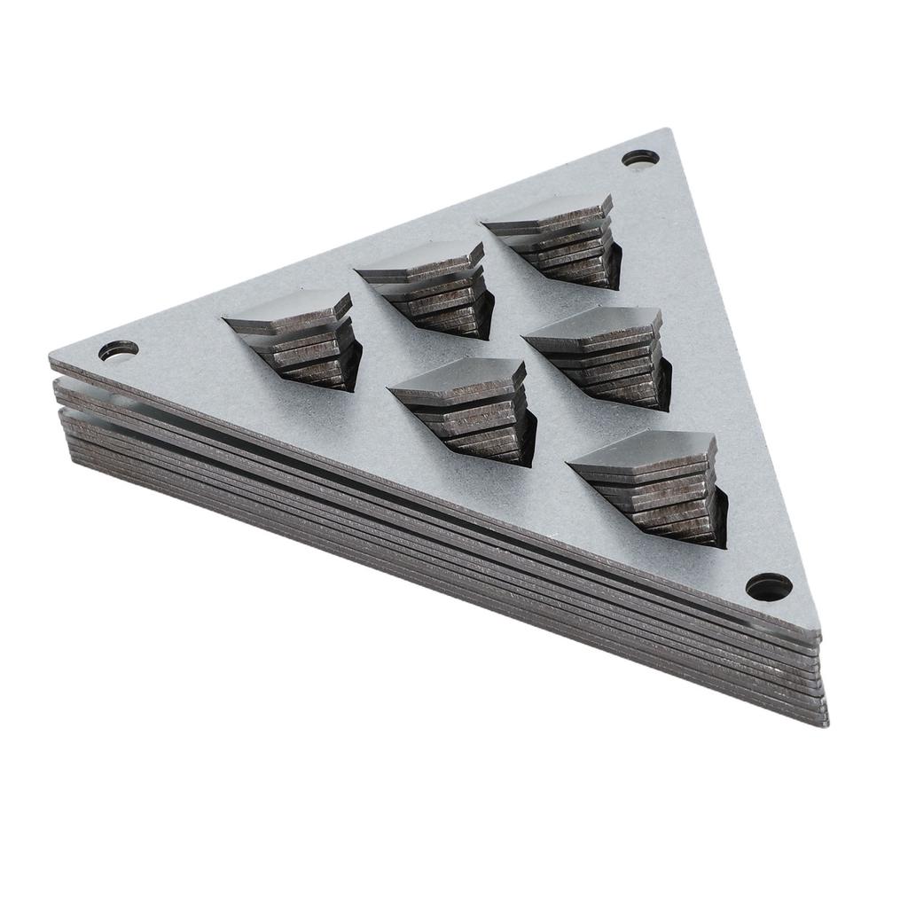 12PCS Impaling Clips for Acoustic Panels Galvanized Steel Triangular Push On Impaler Mount with Screws for Soundproof