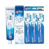 Crest 3D White Dual Action Toothpaste & Triple Care Toothbrush Set