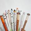 50pcs Erasable Animal Pen Set, Built-In Erasable Pen Tip, Colored Refills, Smooth Writing for Writing (10 Pens + 40 Refills)