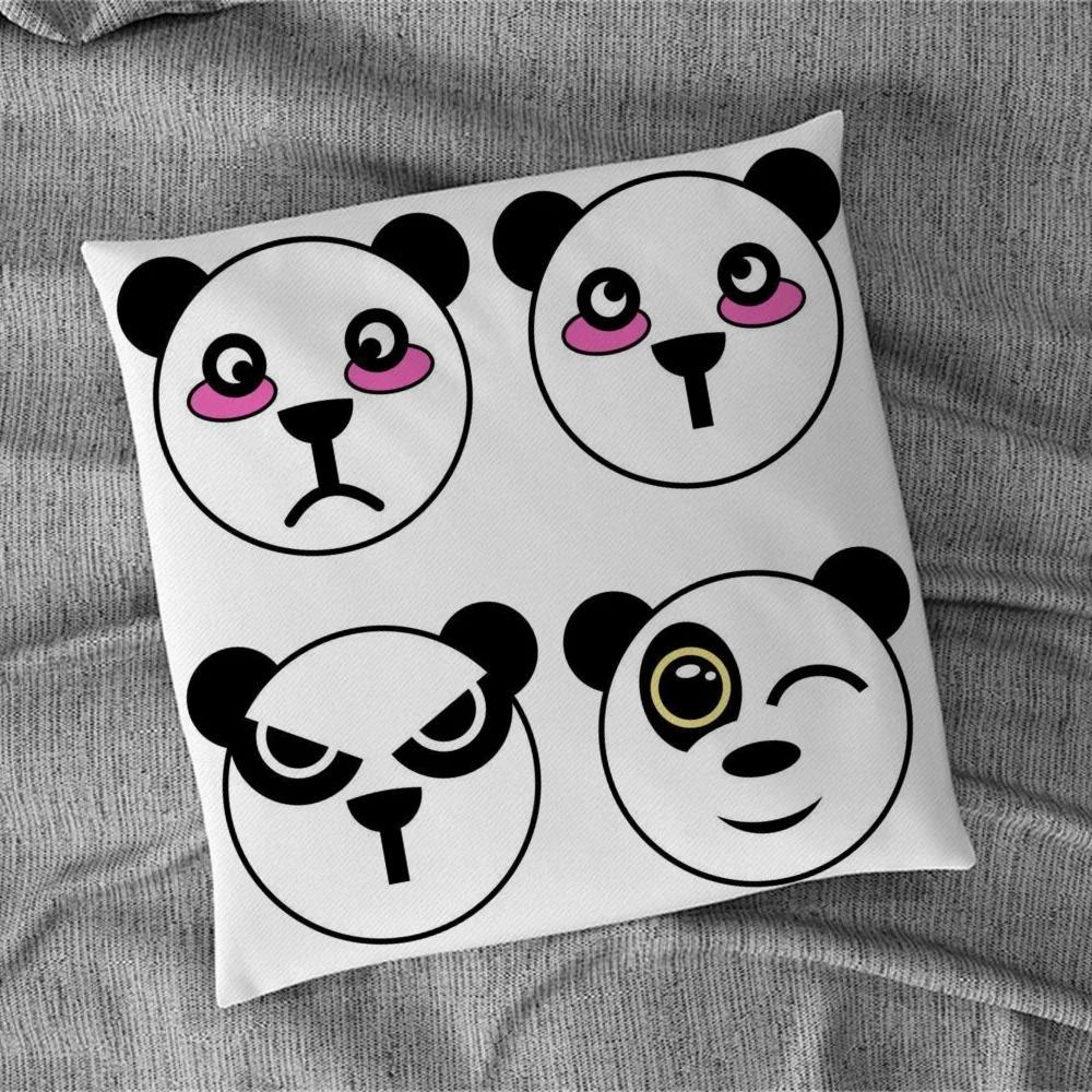 

Милая наволочка с рисунком панды для украшения интерьера, офиса, гостиной, дома 40x40cm
