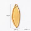 6pcs/lot Stainless Steel Charms Heart Round Irregular Blank Cabochon Pendant Base Diy Resin Cameo Jewelry Making