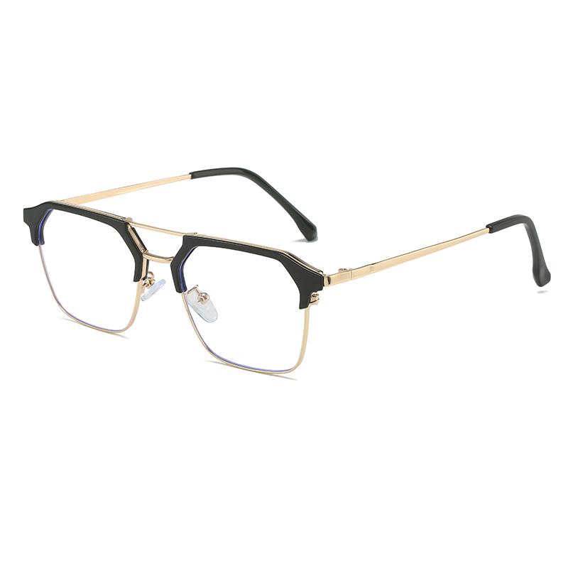 Vintage Anti Blue Rays Irregular Prescription Glasses For The Nearsighted Student Short-Sight Eyewear Diopter 0 -0.5 -0.75 To -6