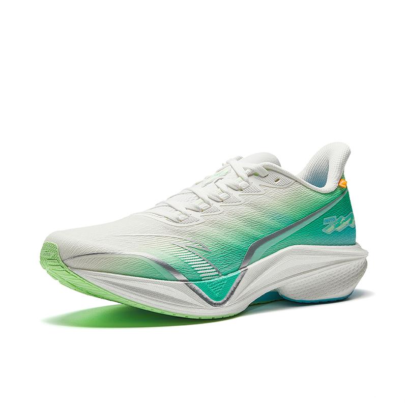 Anta Mach 5.0 Fashionable Comfortable Versatile Wide Fit Slip-Resistant Durable Low-Top Casual Running Shoes Men Sneaker White Blue Green 112535593R-2