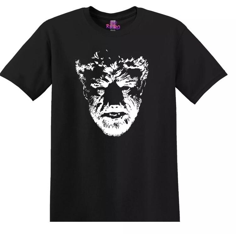 The Wolfman Horror Movie Black TShirt S3XL Unisex T-Shirt L
