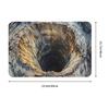 Realistic 3D Deep Trap Fun Front Floor Door Entrance Mats Indoor  Kitchen Bathroom Doormat Toilet Carpet Rug