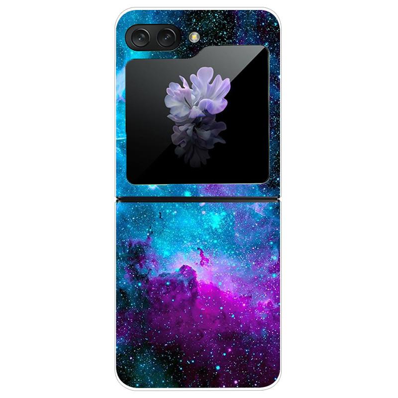 Für Samsung Galaxy Z Flip5 Hülle Harte PC-Handy-Rückabdeckung für Samsung Galaxy Z Flip 5 5G Hüllen 6,7'' ZFlip5 Niedliche Katze Funda Schale
