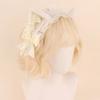 Kitten Headbands Cosplay Bows Kitten Ears Hairbands White Headwear Makeup Cosplay Hairbands Birthday Party