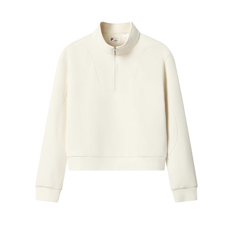 

Fila Классический мягкий трикотажный короткий пуловер-свитшот женские топы цвет мороженого F11W543201FIV L