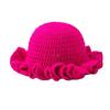 Floppy Women Bucket Hat Crochet Knit Beanie Hat Casual Fisherman Cap