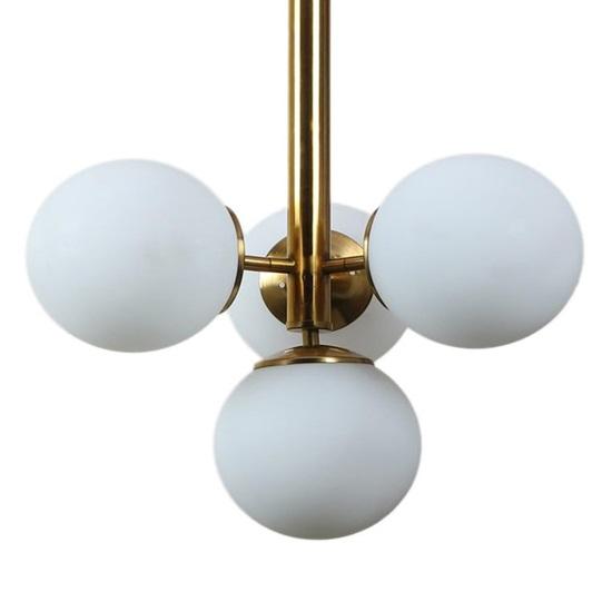 4 Light Golden Portuguese Style Chandelier Jhoomer To Home Decor 73.66 Cm