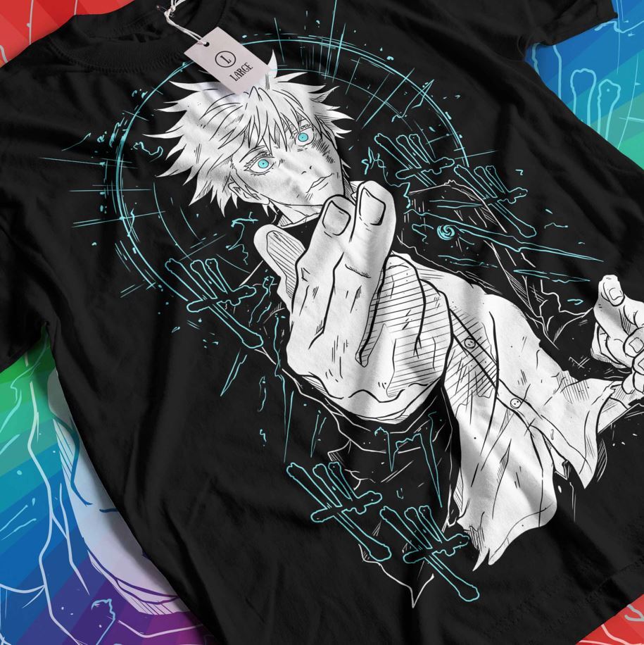 Gojo Satoru T-Shirt Megumi Itadori Yuji Jujutsu Kaisen Sukuna Horror Gift Shirt