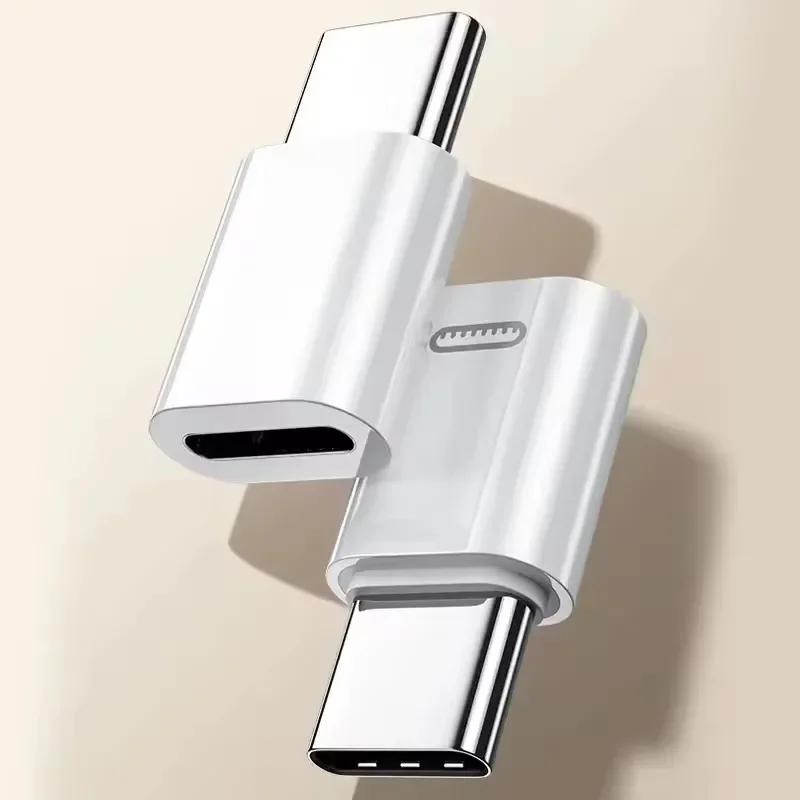Adattatore di Ricarica Rapida da iOS a USB C Adattatore da Lightning a Tipo C Convertitore per Trasferimento Dati USB C per iPhone 16 15 Samsung Google