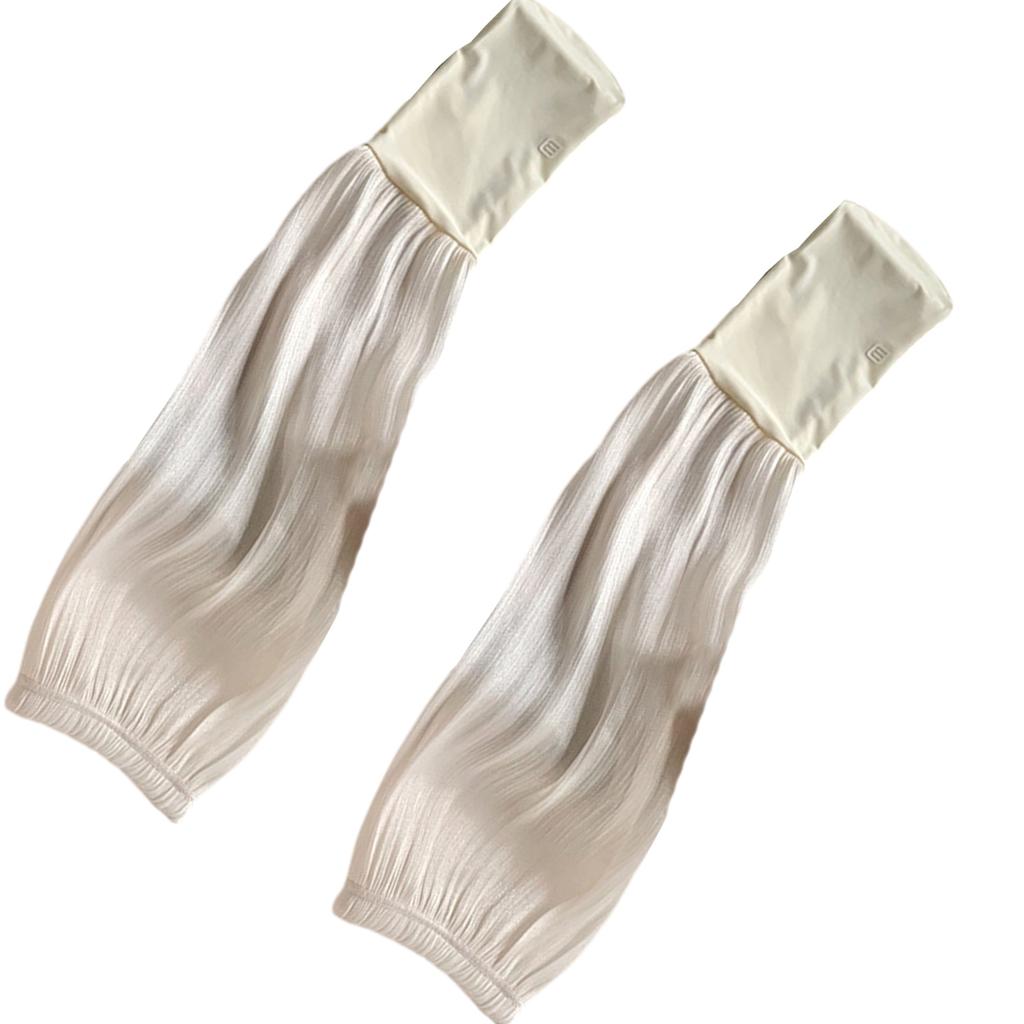 Fashionable Sports Arm Sleeves With Ice Silk Cooling Flexibility Sweat Wicking For Motorcycle Jogging