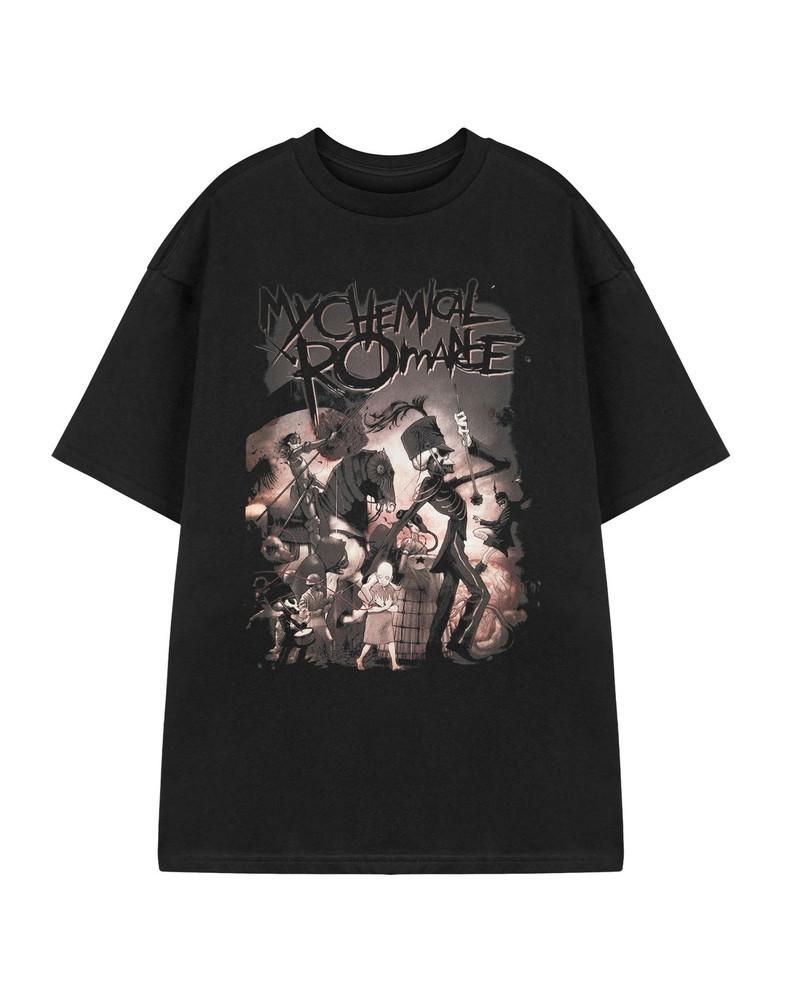 My chemical rounisexce short sleeved tshirt unisex black official merch M