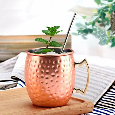 Hammered 550ml Drinkware Kitchen Cocktail Glass Moscow Mug Beer Cup Mule Mug Coffee Cup