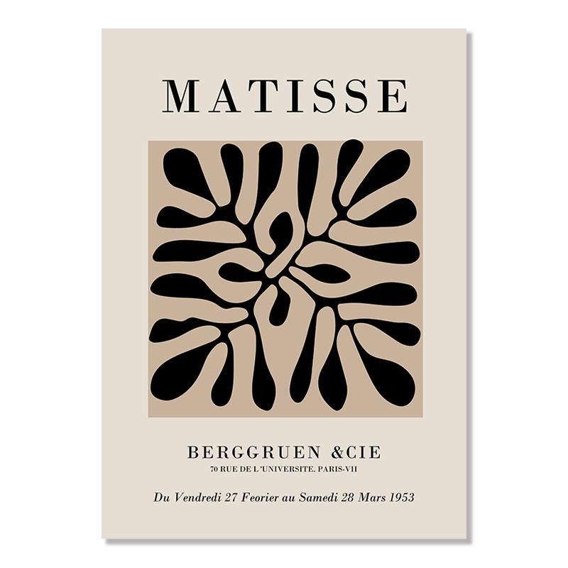 Abstract Geometry Curve Poster Matisse Canvas Painting Colorful Style Posters and Prints Wall Art for Living Room Home Decor