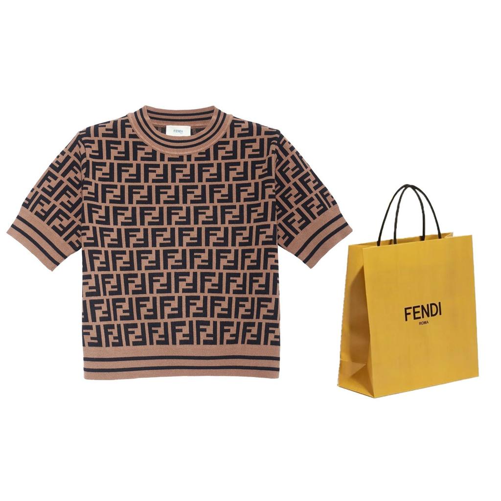 Fendi Kids Sweaters Crew Neck Moderate JFG069AEYDF15B6