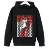 Spring Autumn Casual Children's Hoodie Sports Sweatshirt for Boys and Girls Ronaldo Printed 2-14 Years Fashion Kids Pullover Top