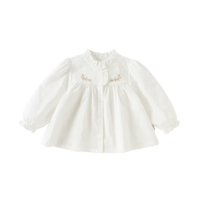 DAVE & BELLA Girls' Cotton Shirt
