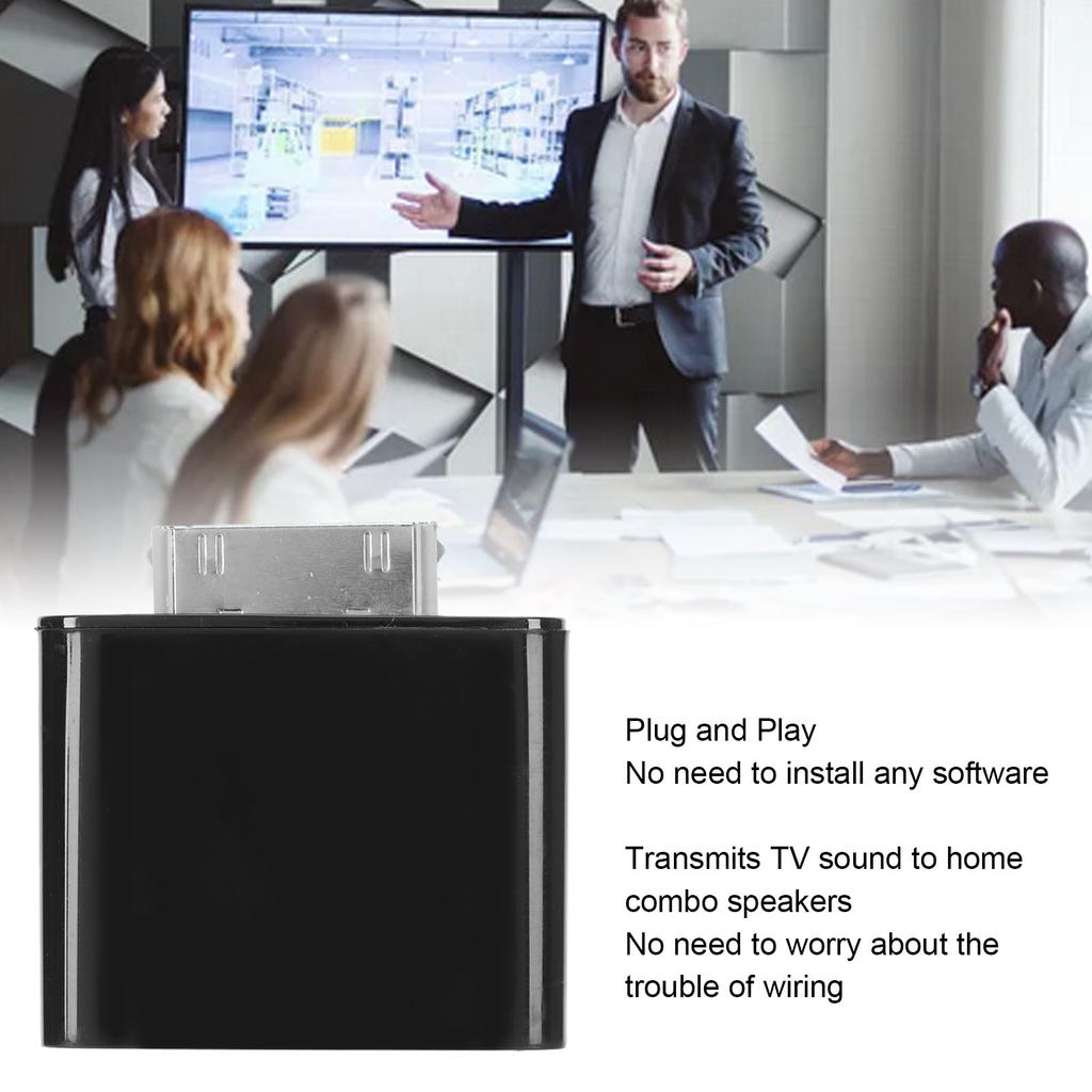 30 Pin Bluetooth Adapter 30 Pin Bluetooth Adapter Plug and Play Drive  Wireless Bluetooth Sound Dongle Adapter Transmitter