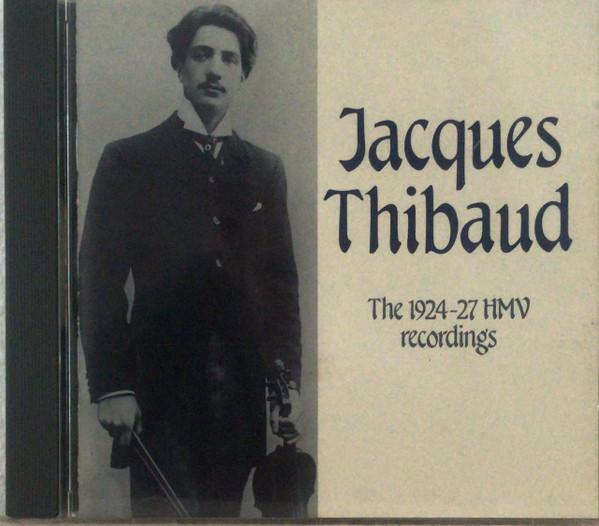 

CD BACH; THIBAUD - Thibauld the 1924 LAB024 Biddulph Record 1990 UK Classical Used