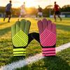 Football Goalkeeper Gloves Suitable For Children Non-Slip Breathable Abrasion-Resistant Latex Leather Materials
