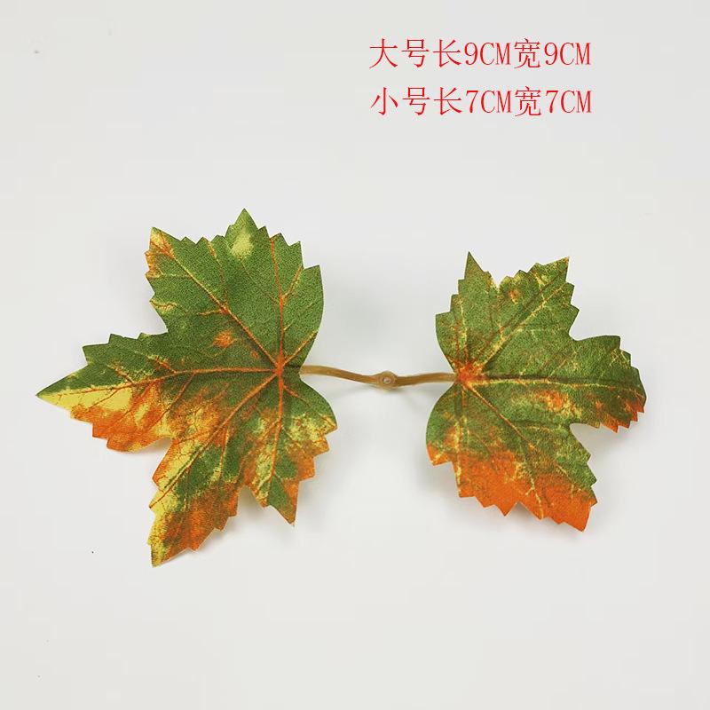 Artificial Maple Grape Vine Leaves, Halloween Harvest Decor Garland,Fall Thanksgiving Party Home Hanging Decor, 4.9FT