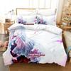 Anime K project Mikoto Suoh No Blod! No Bone! No Ash! Beding Set Printed With Pilowcase Bed Soft Duvet Cover Quen Super King-Sized Dimensionsd