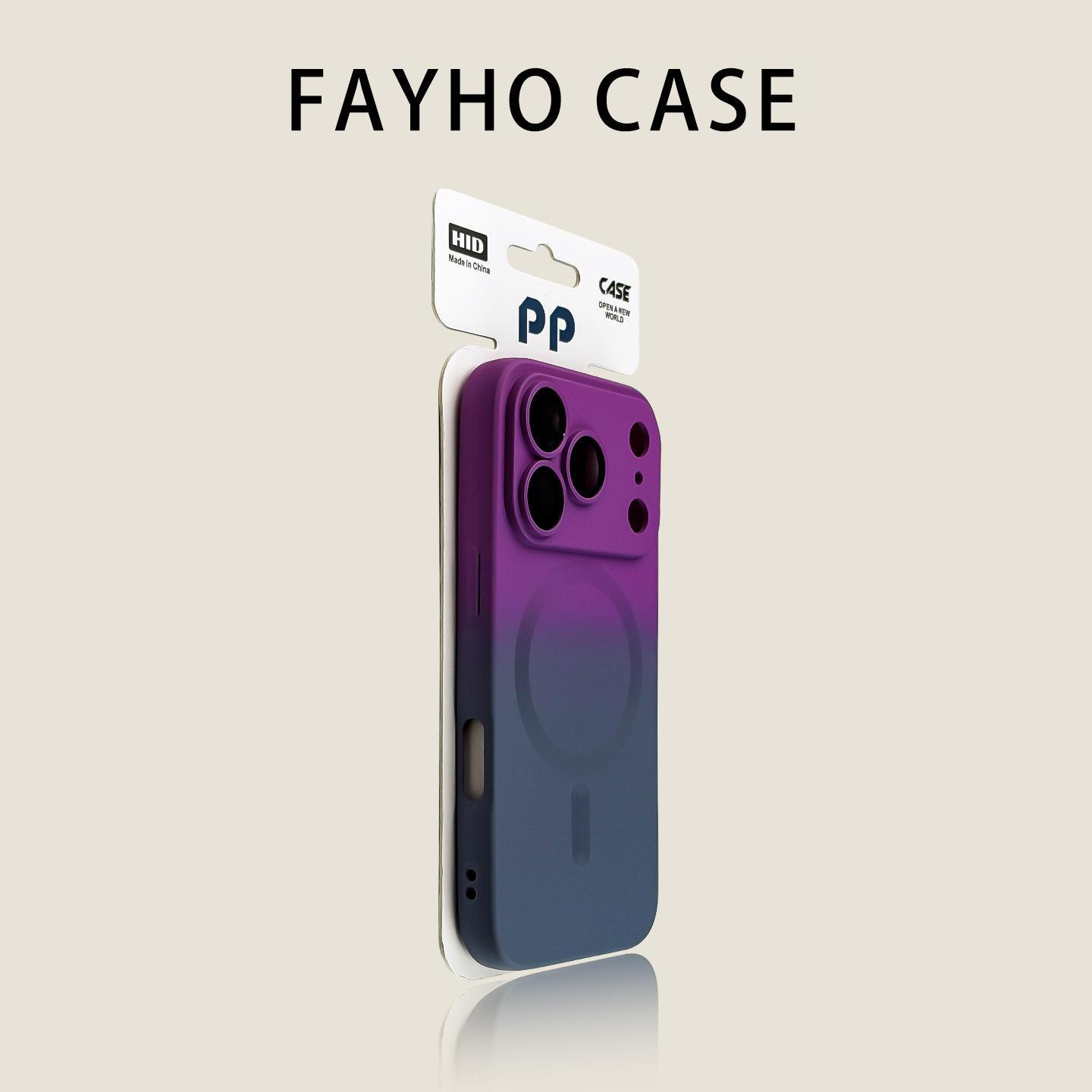 iPhone 17 Pro Max Gradient Liquid Silicone Magnetic Case with Apple Lens Film Protection 12 PRO