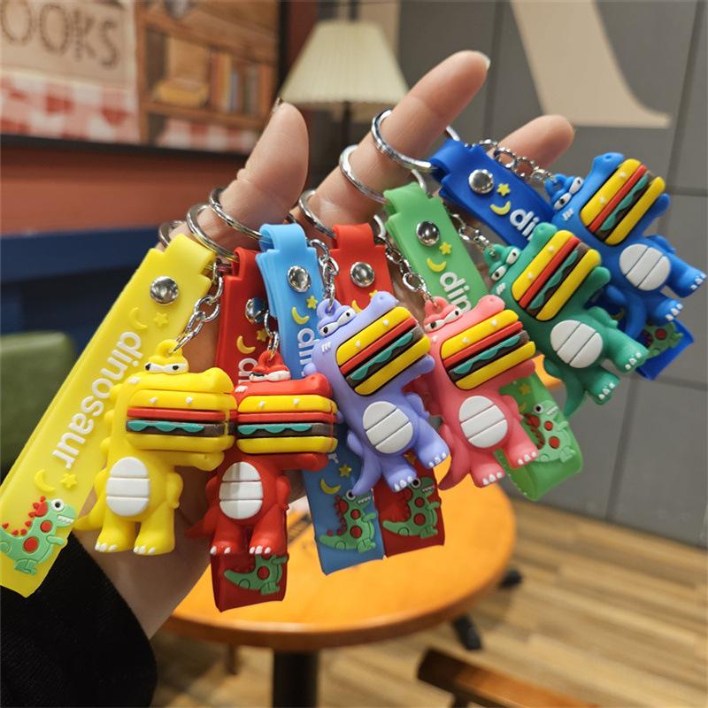 Internet-Berühmtheit Cartoon-Puppe Schlüsselanhänger Taschenanhänger Studentenanhänger Niedlicher PVC-Schlüsselanhänger Paar Auto Schmuck