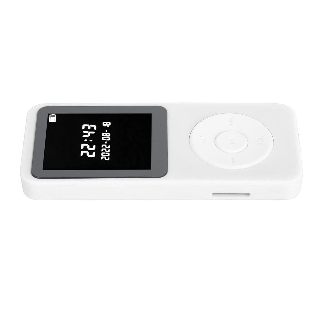 MP3 Player Bluetooth 5.0 1.77in LCD Screen Built in HD Speaker Portable HiFi Music Player with FM Radio Recorder Alarm