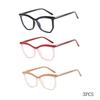 Irregular Polygonal Eyebrow Flat Mirror, Anti Blue Light Cat Eye Personalized Eyeglass Frame, Fashionable Commuting Frame 1027