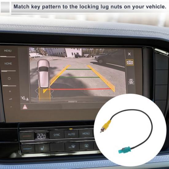 Front Rear View Camera Adapter Wire Harness Cable Single for Volvo XC60