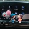 Gifts Cute Center Console Creative Balloon Ornament Action Figure Cartoon Couples Car Decoration