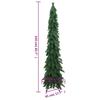 Artificial Christmas Tree with Lighting 130 LEDs 210 cm