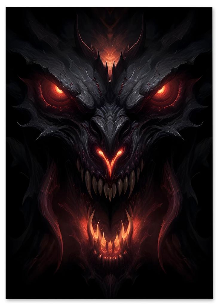 Poster Dragon Devil Diablo