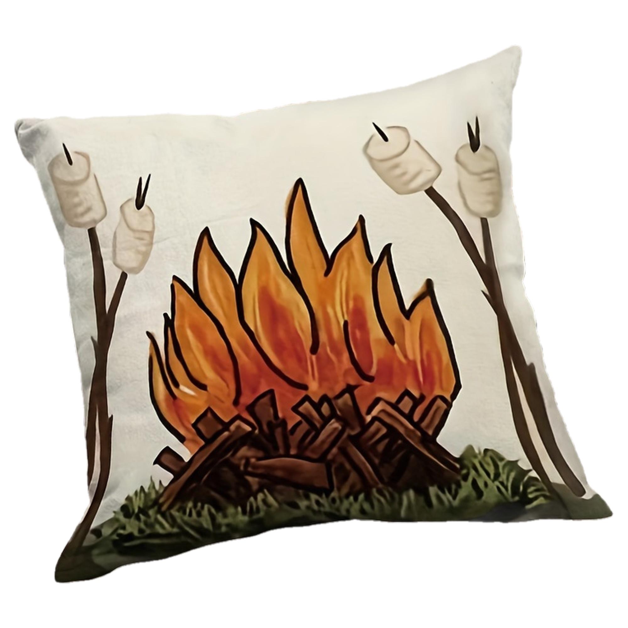 

1 MEMNUN camping pillowcase, 18x18 single-sided printed polyester, zip closure, machine washable, suitable for outdoor camping and beach decor 40x40