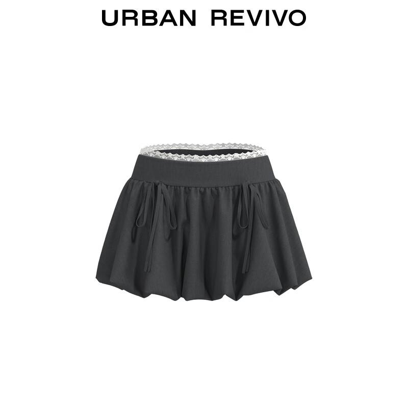 UR Women's Ballet Lace Patchwork Mini Skirt