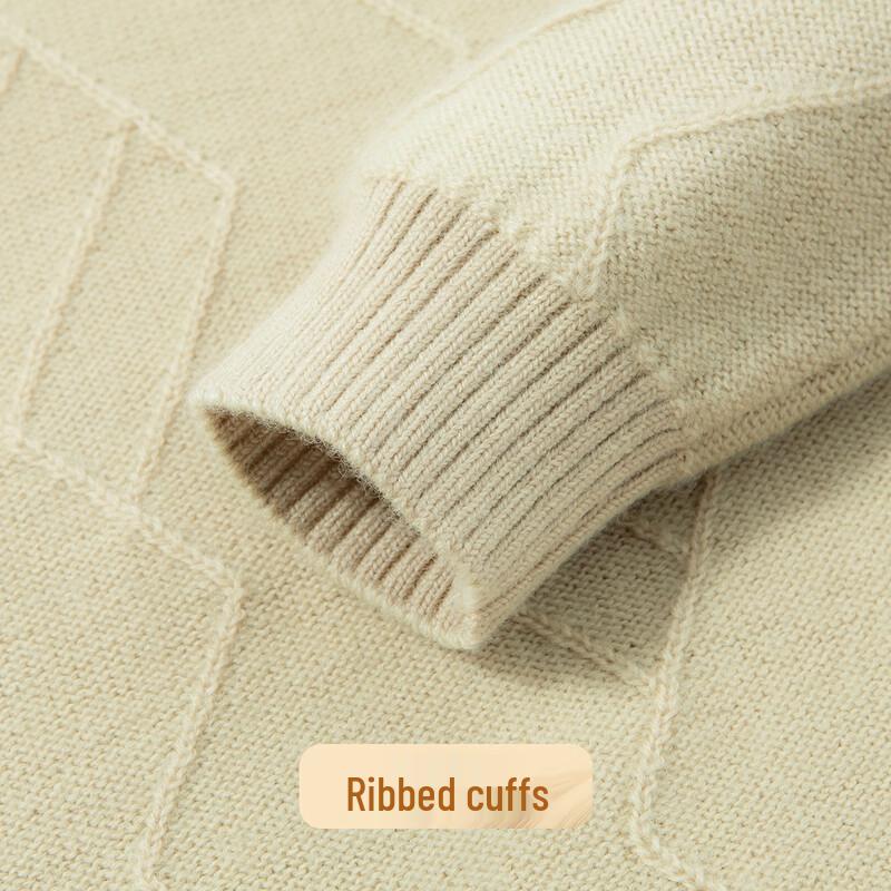 Men's 100% Merino Wool Heavyweight V-Neck Sweater