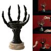 Horror Skeleton Hand Figurine Resins Candle Holders Halloween Tealight Stand Candlestick Centerpiece Decors for Festival