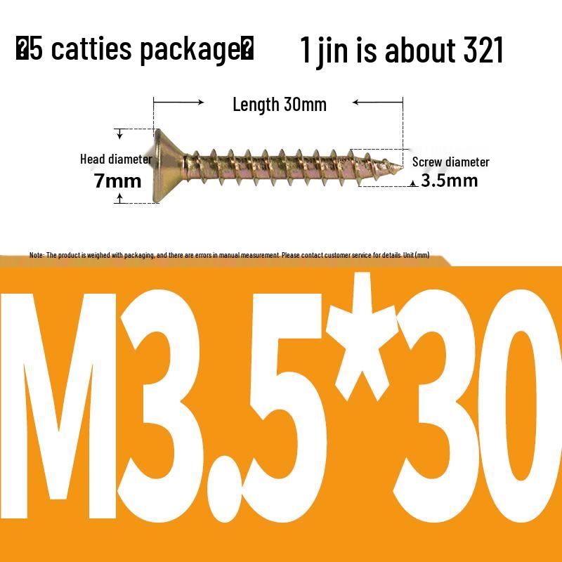 Eco-friendly Self-tapping Phillips Flat Head Screws for Fiberboard and Wall Panels