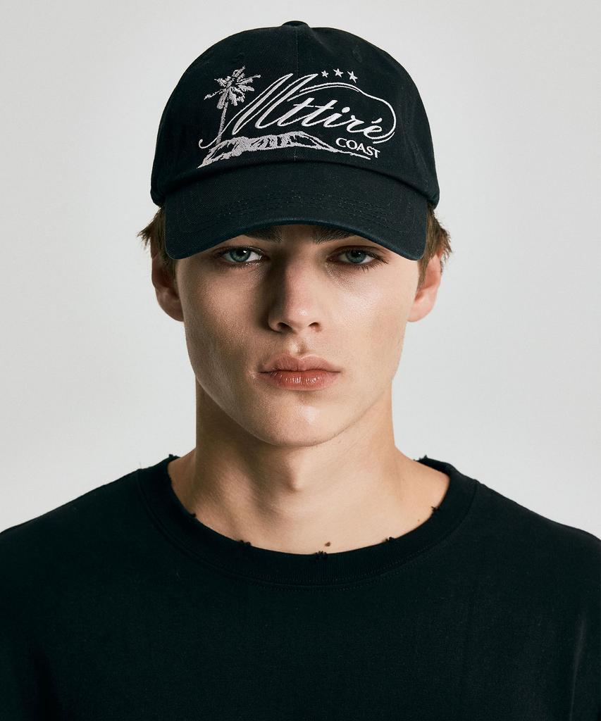 Matile Coast Washed Cap / Black