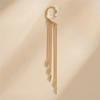 High Quality Long Tassel Clip Earring Fashion Statement Ear Cuff Fake Piercing Vintage Pendientes for Women Goth Jewelry Gift
