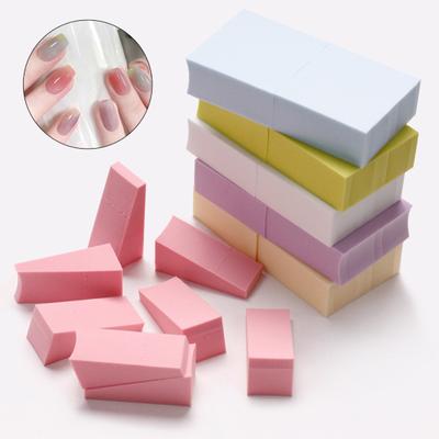Yousheng 8 Pezzi Spugnetta per Unghie a Forma di Cuneo Strumento Cosmetico Applicazione Liscia Mini Applicatore Unghie Sfumate Spugna Morbida Sfumatura Colore Manicure Strumento per Nail Art