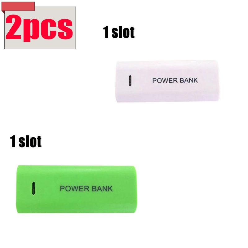 NEW! Portable Power Bank Case DIY 2Cell 18650 Battery Box For Smart Phone Charge 5V 1A For 18650 Battery With Indicator Light
