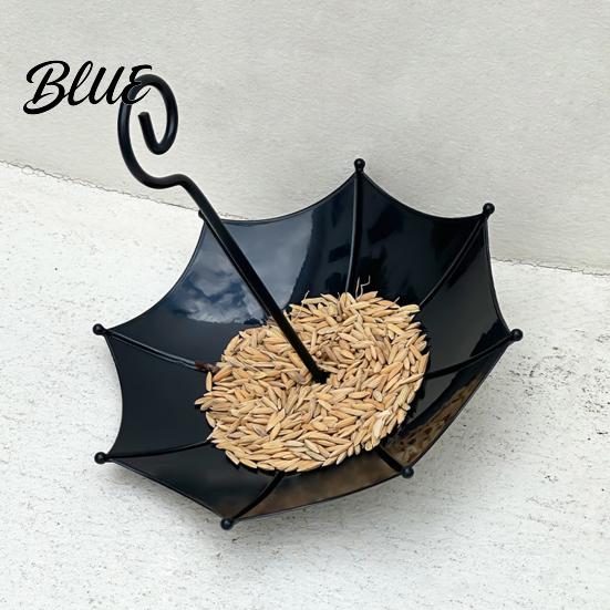 Decorative Bird Feeder Umbrella Outdoor Hanging Open for Balcony Garden Backyard