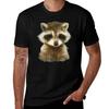 Little Raccoon Tshirt Large Size Soft Cotton Tshirt