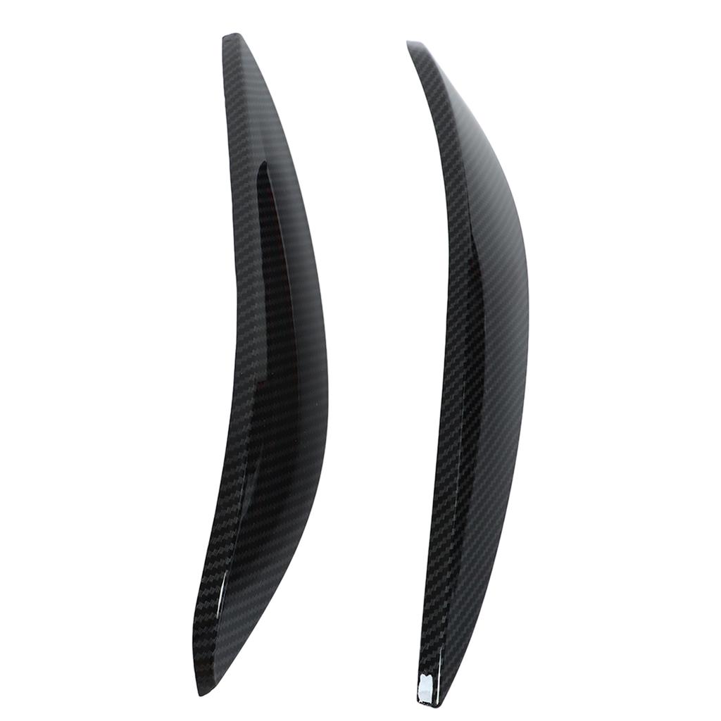 2pcs Headlight Eyebrow Left Right ABS Replacement for   Smart 453 Fortwo Forfour 2015‑2020