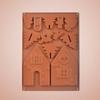 3D Chocolate Silicone Christmas  House Log Mold Desserts Fondant Tools Cake Cookie Decoration Bakeware Pastry Tools Accessories